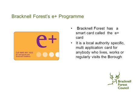 bracknell forest e card application